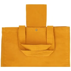 Canvas Tassen*DILLE & KAMILLE Shopper, bio-katoen, honinggeel, 38 x 22 x 44 cm