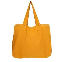 Canvas Tassen*DILLE & KAMILLE Shopper, bio-katoen, honinggeel, 38 x 22 x 44 cm