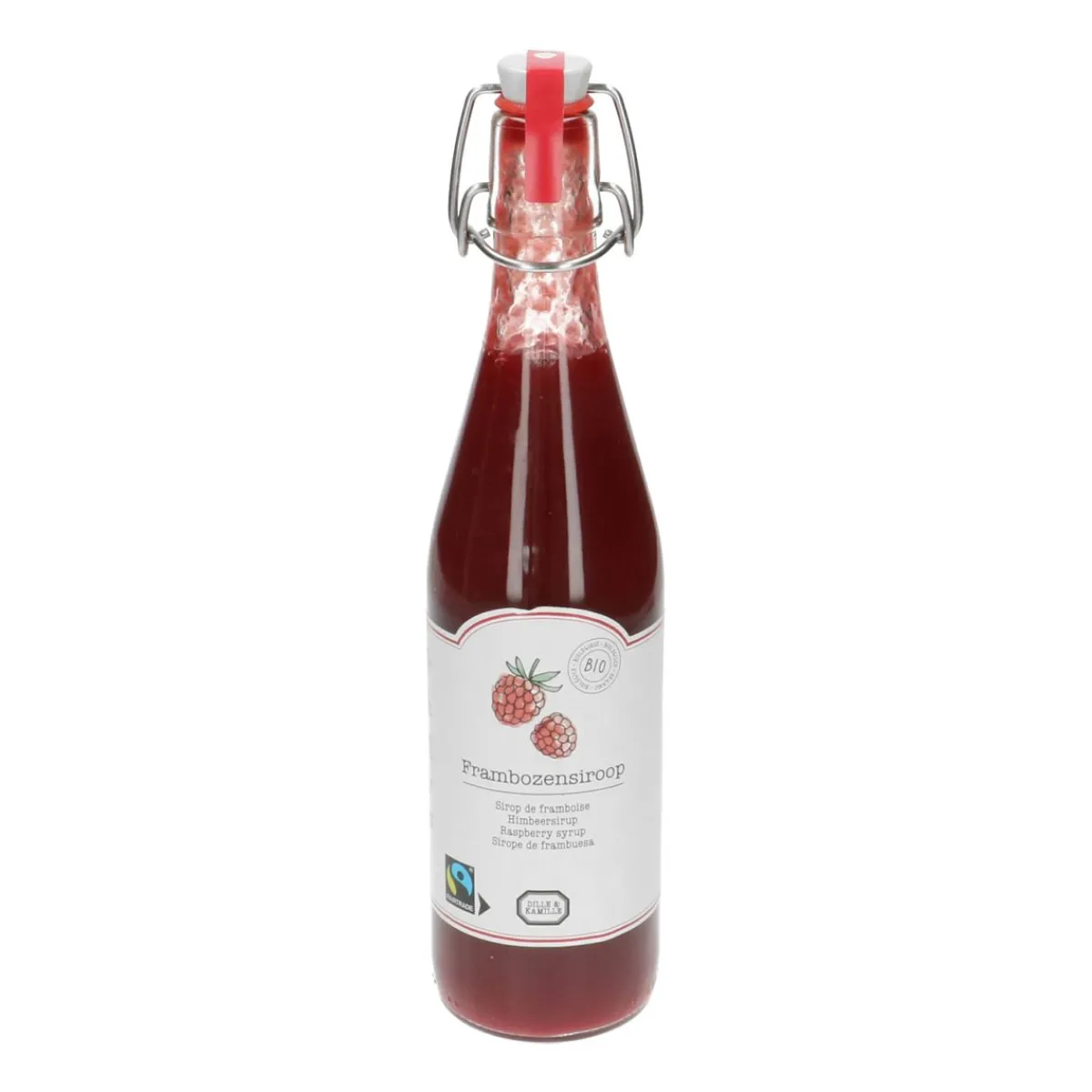 Siropen*DILLE & KAMILLE Siroop, framboos, biologisch, 500 ml