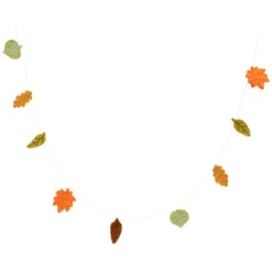 Warm Wonen|Herfst Decoratie*DILLE & KAMILLE Slinger, vilt, herfstblaadjes, ca. 150 cm