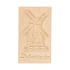 Pannen Vol Smaak|Speculaasplankjes*DILLE & KAMILLE Speculaasplank, poldermolen, beukenhout, 15 x 9 cm