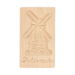 Pannen Vol Smaak|Speculaasplankjes*DILLE & KAMILLE Speculaasplank, poldermolen, beukenhout, 15 x 9 cm