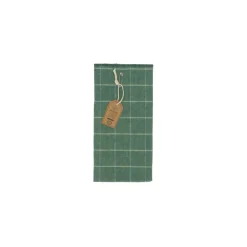 Schoonmaakmiddelen*DILLE & KAMILLE Stofdoek, biologische katoen, groen, 45 x 45 cm