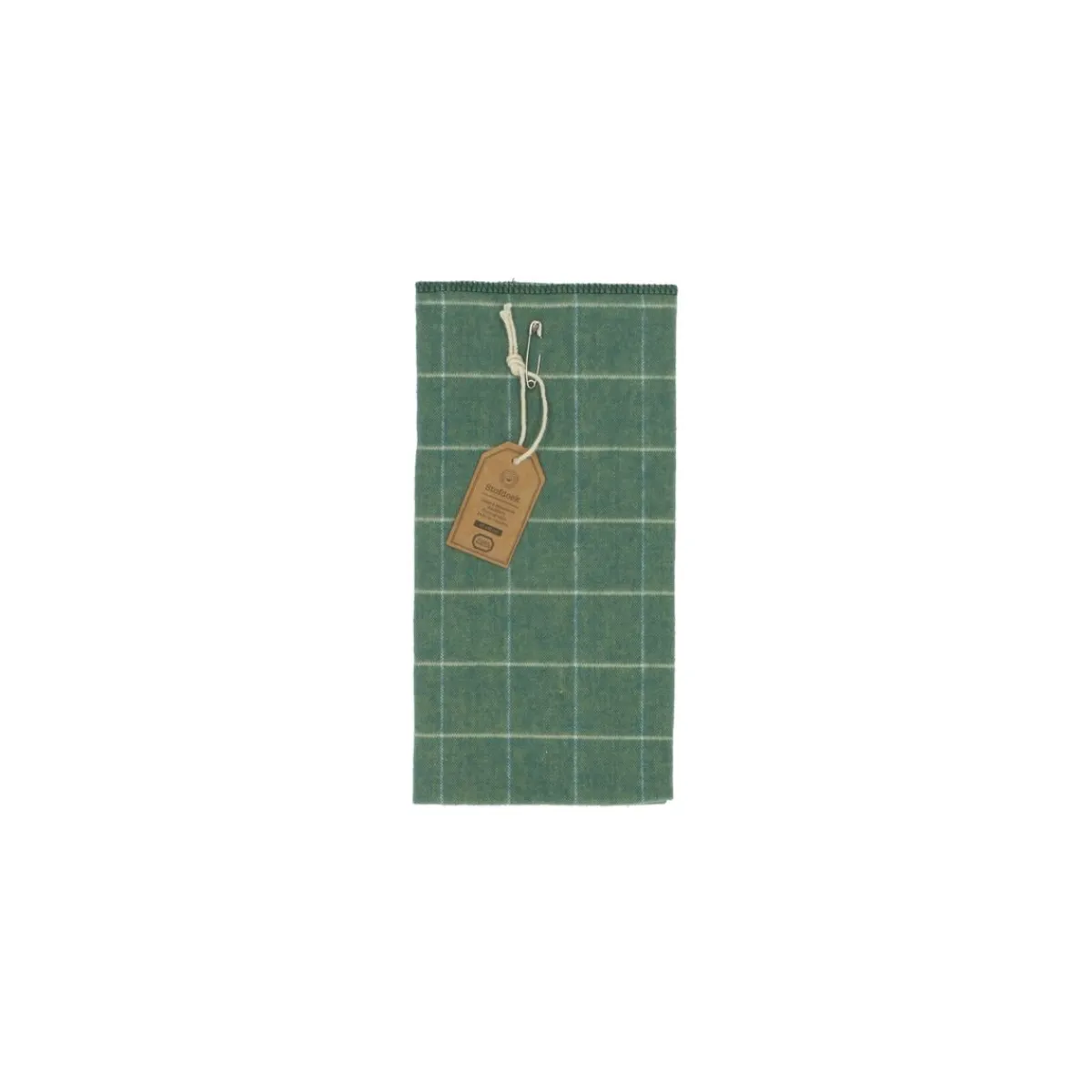 Schoonmaakmiddelen*DILLE & KAMILLE Stofdoek, biologische katoen, groen, 45 x 45 cm