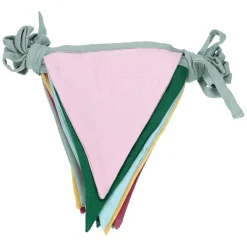 Slingers*DILLE & KAMILLE Stoffen vlaggenlijn, GOTS bio-katoen, diverse kleuren, grote vlag, 6,5 meter