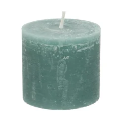 Stompkaarsen*DILLE & KAMILLE Stompkaars, groen eucalyptus, 10 x 9 cm