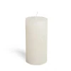 Tinten En Texturen|Herfst Decoratie*DILLE & KAMILLE Stompkaars, wit, 6 x 12 cm