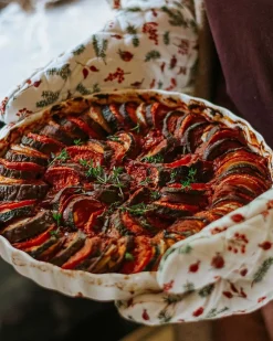 Bakvormen*DILLE & KAMILLE Taart-/ quichevorm, porselein, Ø 27 cm
