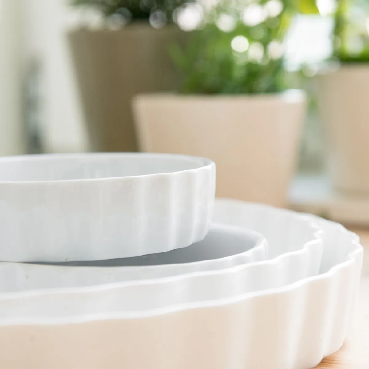 Bakvormen*DILLE & KAMILLE Taart-/ quichevorm, porselein, Ø 30 cm