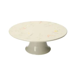 Taartplateaus*DILLE & KAMILLE Taartplateau, steengoed, botanisch, Ø 25 cm