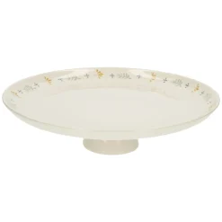 Taartplateaus|Serviessets*DILLE & KAMILLE Taartplateau, steengoed, strooitakje, Ø 27 cm