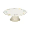 Taartplateaus|Serviessets*DILLE & KAMILLE Taartplateau, steengoed, wilde bloemen, Ø 25 cm x 9,5 cm