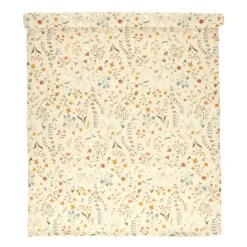 Tafellopers*DILLE & KAMILLE Tafelloper, GOTS bio-katoen, veldbloemen, 50 x 145 cm