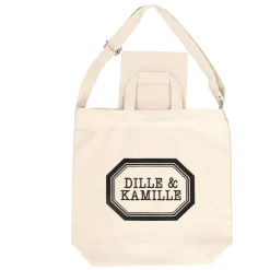 Canvas Tassen*DILLE & KAMILLE Tas, , gerecycled katoen, verstelbaar hengsel, 40 x 12 x 40 cm