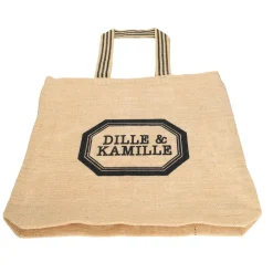 Canvas Tassen*DILLE & KAMILLE Tas, , jute met hengsel, 44 x 8 x 44 cm