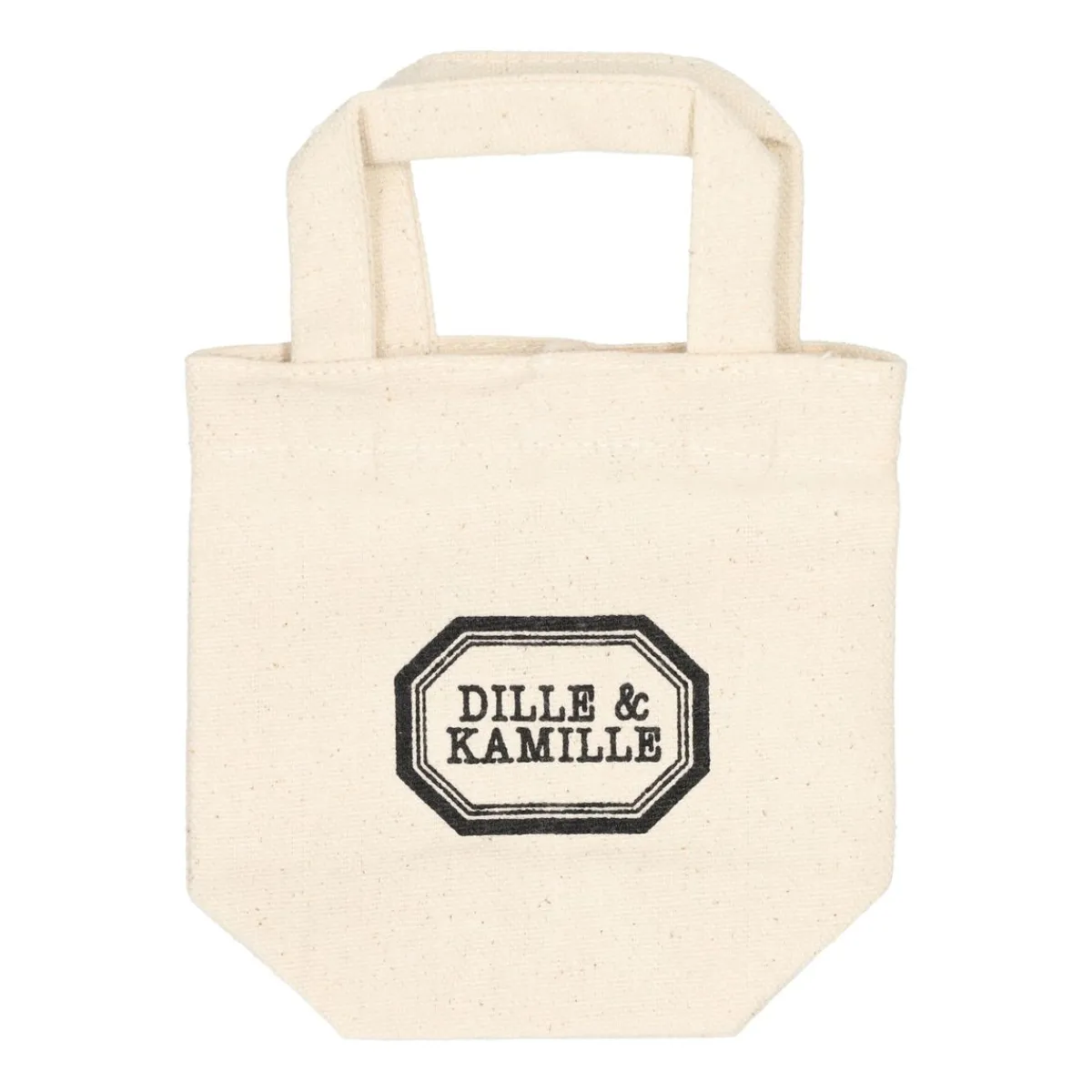 Cadeauversiering*DILLE & KAMILLE Tas mini, bio-katoen, 12 x 12 cm