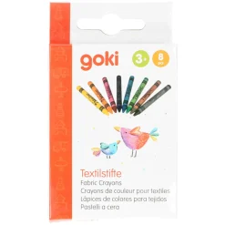 Diy|Schrijven & Tekenen*DILLE & KAMILLE Textielkrijtjes, 8 stuks