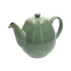Theepotten|Serviessets*DILLE & KAMILLE Theepot reactief glazuur, steengoed, groen, 1.8 l