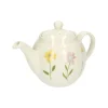 Theepotten|Serviessets*DILLE & KAMILLE Theepot, steengoed, wilde bloemen, 1,3 liter