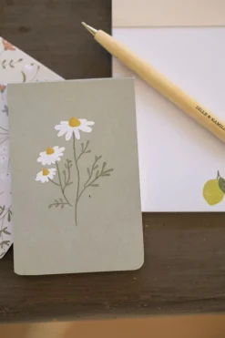 Schriftjes & Notitieboeken|Knutselspullen*DILLE & KAMILLE To do-blokje, citroen, margriet en veldbloemen, set van 3, 12 x 8 cm
