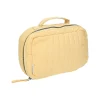 Toilettassen*DILLE & KAMILLE Toilettas groot, biologisch katoen, geel, 26 x 16 x 10 cm geel