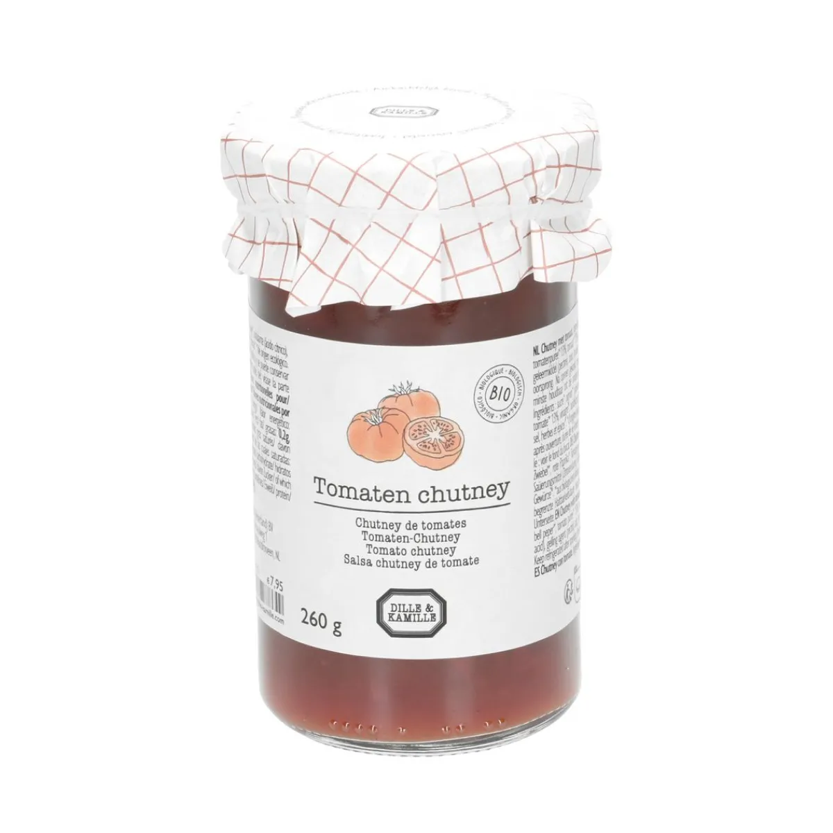 Chutneys*DILLE & KAMILLE Tomatenchutney, biologisch, 260 gram