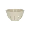 Schalen|Serviessets*DILLE & KAMILLE Uitlekbakje fruit, steengoed, beige, spikkel, Ø 14 cm