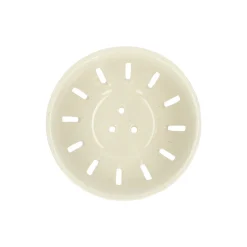 Schalen|Serviessets*DILLE & KAMILLE Uitlekbakje fruit, steengoed, beige, spikkel, Ø 14 cm