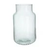 Vazen*DILLE & KAMILLE Vaas, gerecycled glas, transparant, Ø19 cm