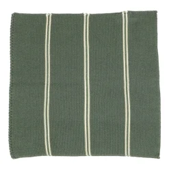 Schotelvodden*DILLE & KAMILLE Vaatdoekjes, gebreid katoen, donkergroen, 2 stuks, 25 x 25 cm