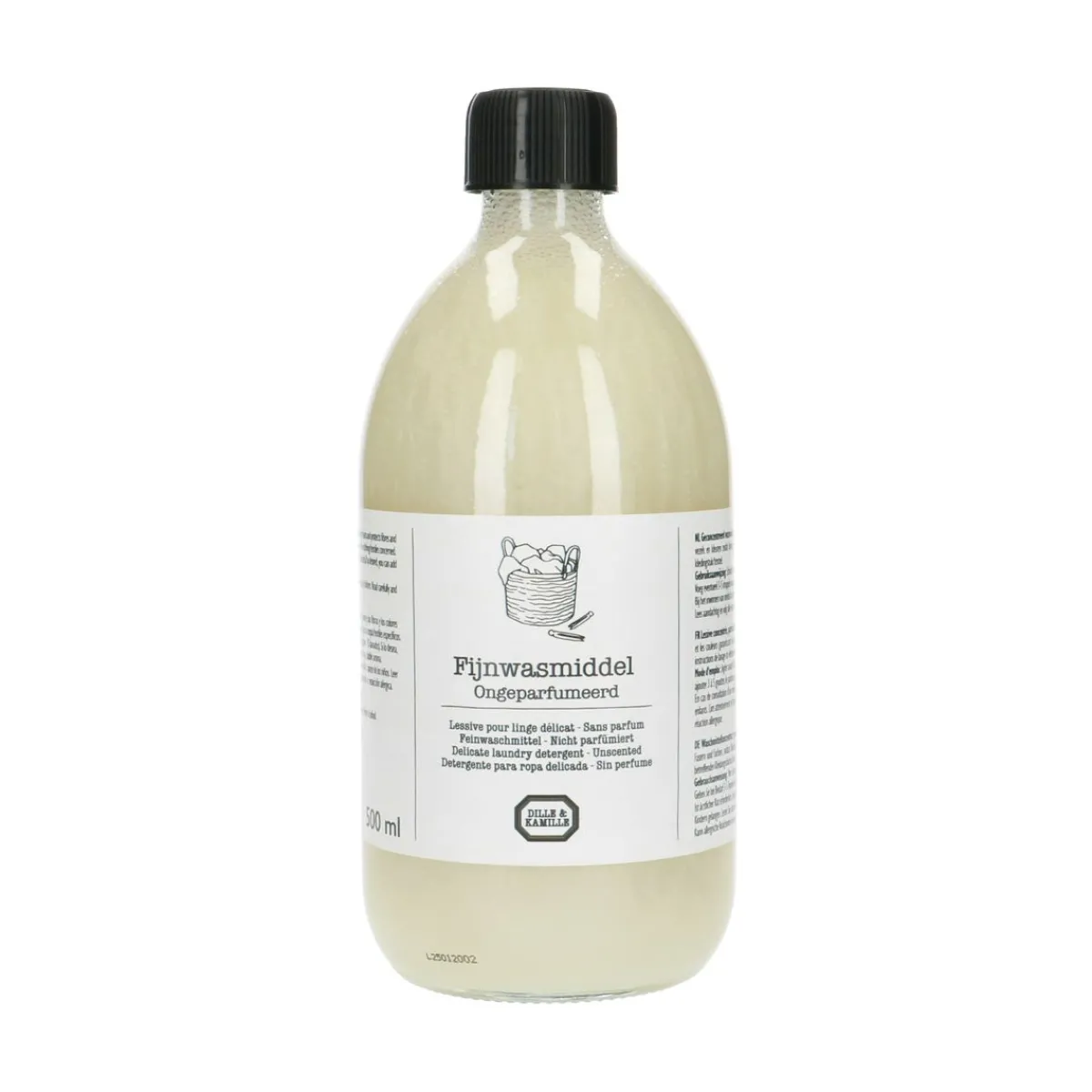 Schoonmaakmiddelen*DILLE & KAMILLE Vloeibaar fijnwasmiddel, ongeparfumeerd, 500 ml
