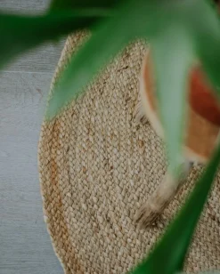 Kinderkamer|Tapijten*DILLE & KAMILLE Vloerkleed rond, jute, Ø 120 cm