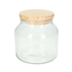 Goed Gevulde Hapjesplank|Voorraadpotten*DILLE & KAMILLE Voorraadpot met houten deksel, glas, middel