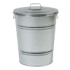Vuilnisemmers*DILLE & KAMILLE Vuilnisemmer taps, zink, 75 l