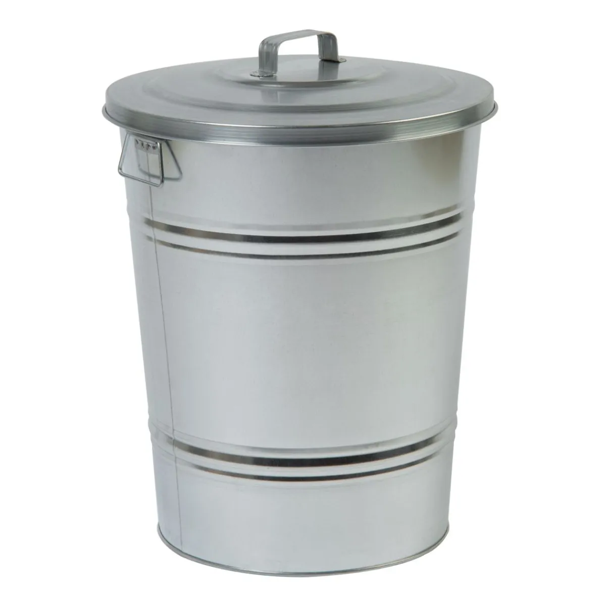 Vuilnisemmers*DILLE & KAMILLE Vuilnisemmer taps, zink, 75 l