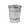 Vuilnisemmers*DILLE & KAMILLE Vuilnisemmer taps, zink, 40 l