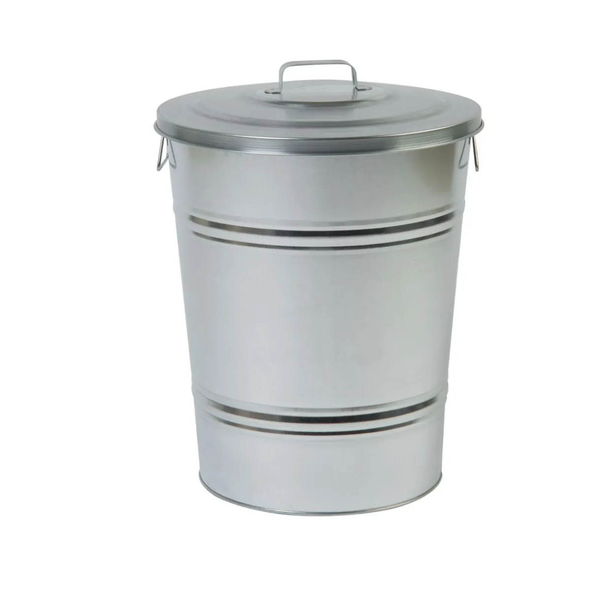 Vuilnisemmers*DILLE & KAMILLE Vuilnisemmer taps, zink, 55 l