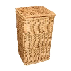 Badkameraccessoires|Wasmanden*DILLE & KAMILLE Wasmand recht, wilgenteen, met voering, middel