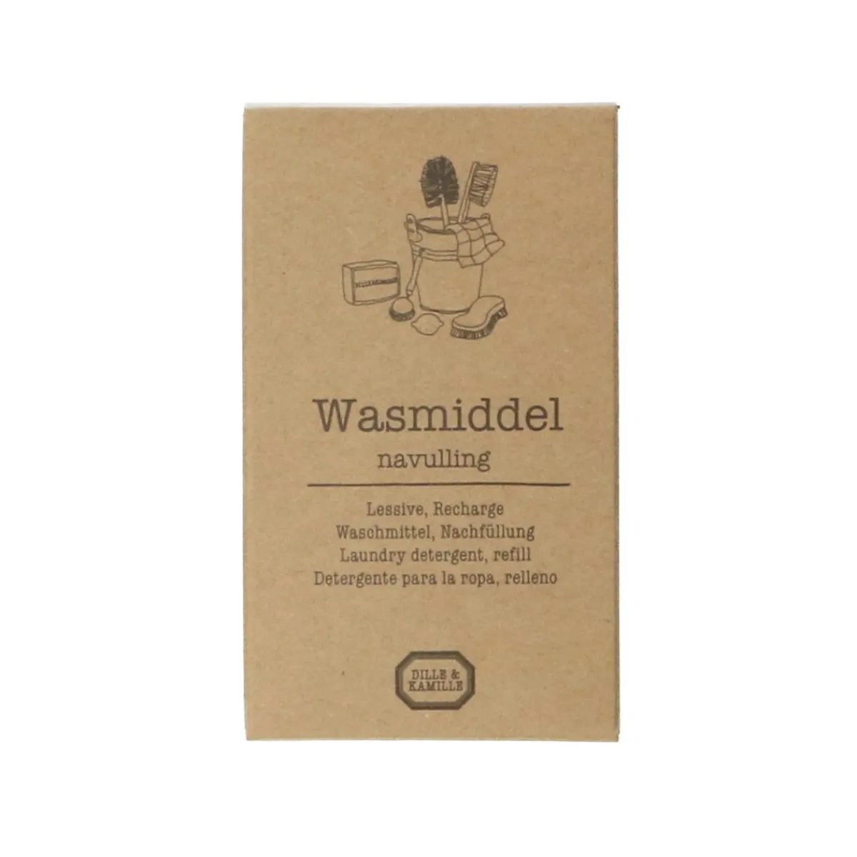 Schoonmaakmiddelen*DILLE & KAMILLE Wasmiddel om zelf aan te lengen, navulling, 50 gram
