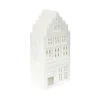 Theelichthouders|Porseleinen Huisjes*DILLE & KAMILLE Waxinelichthouder, -winkel 50 jaar, porselein, 18,5 cm