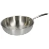 Pannen*DILLE & KAMILLE Wok, 3-laags, rvs, PFAS-vrij, Ø 28 cm