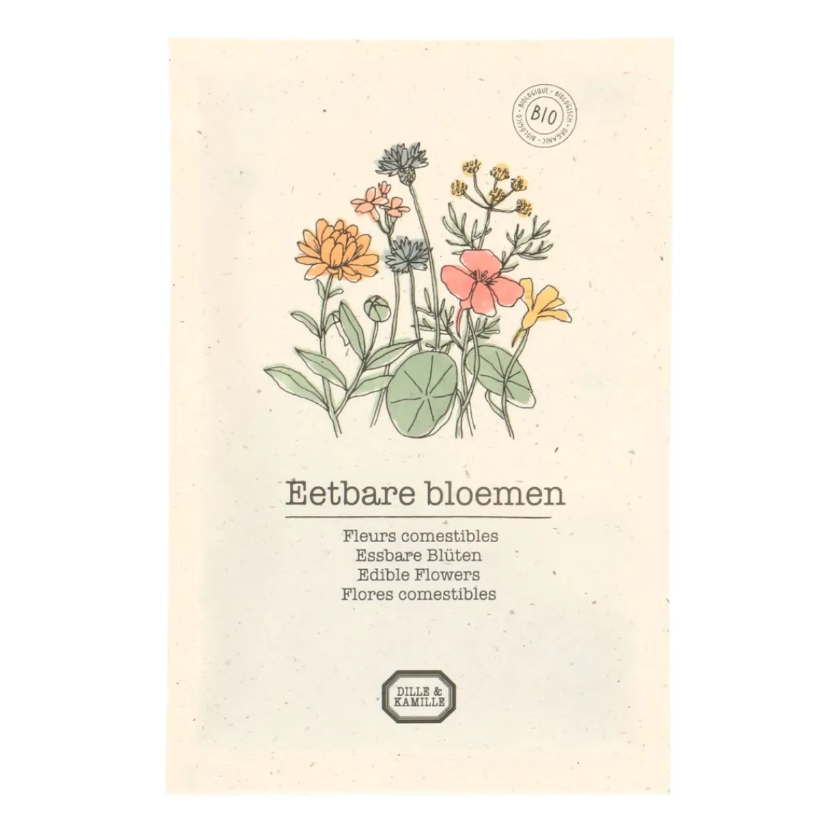 Zaaien*DILLE & KAMILLE Zadenmengsel, biologisch, eetbare bloemen, 5 g