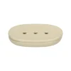 Zeepbakjes|Badkameraccessoires*DILLE & KAMILLE Zeepschaaltje ovaal, beige spikkel, keramiek